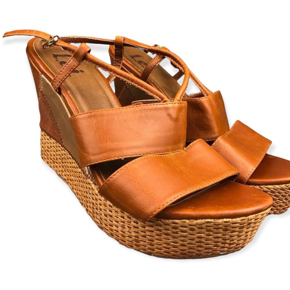 Funky patchwork boho wedges - Picture 6 of 7